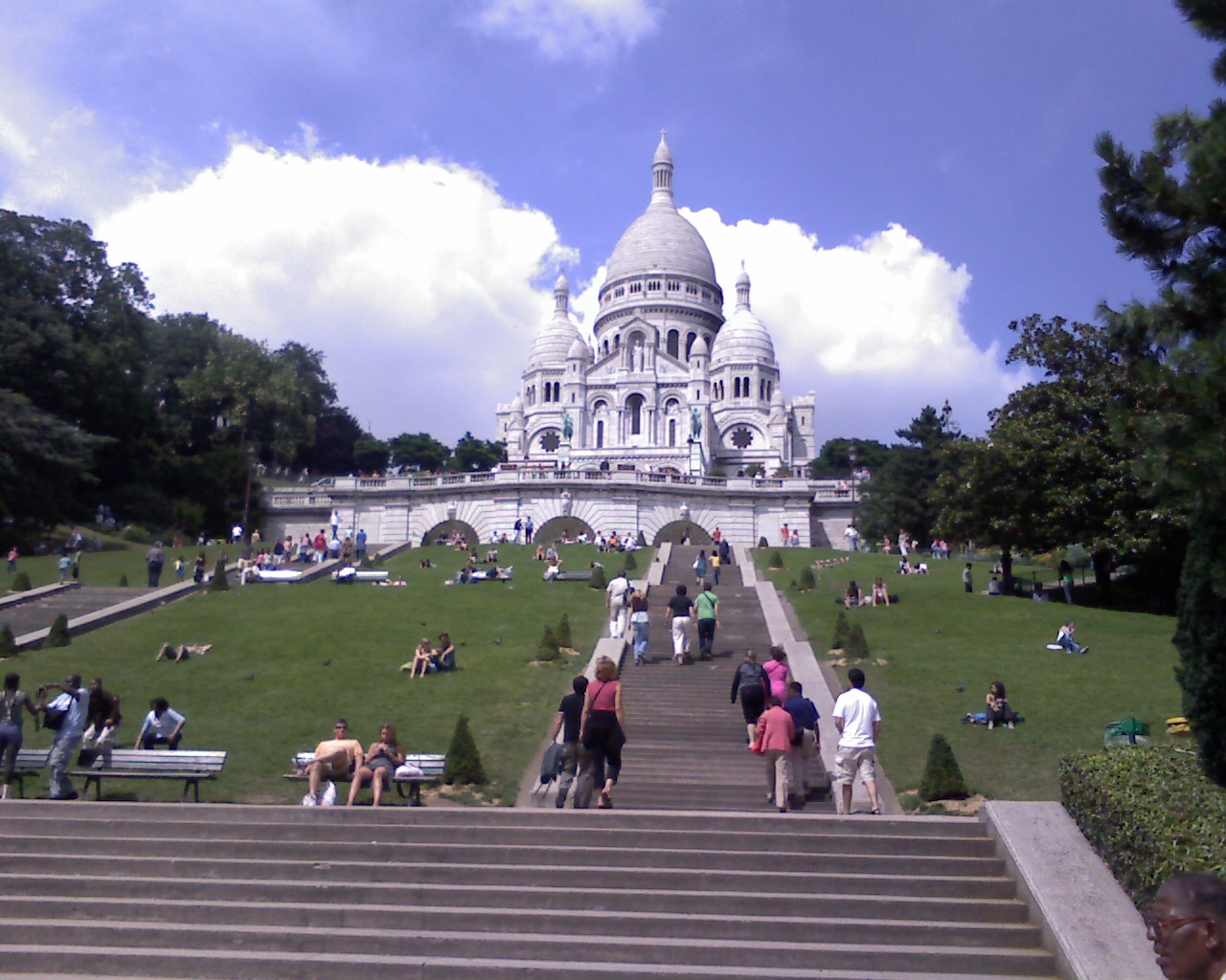 vue sur le Sacré Coeur vue sur le Sacré Coeur