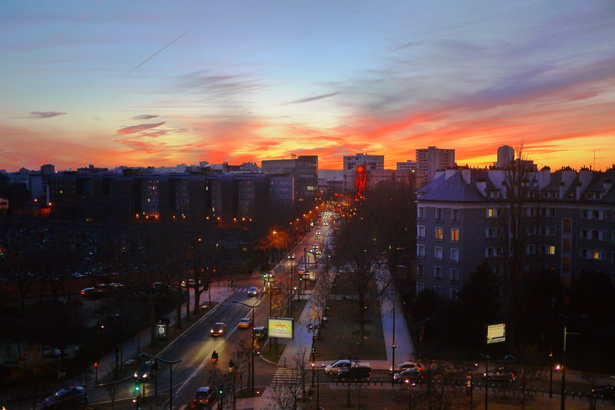 Coucher de Soleil sur Chatillon