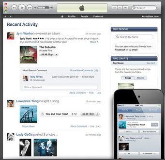 Avec Ping, Apple transforme iTunes en réseau social