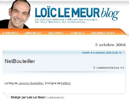 Cool, mon blog est lemeurisé !