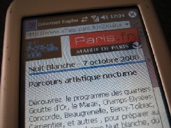 Nuit Blanche en blog et mobile