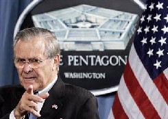 Rumsfeld : la chute d'un vrai con