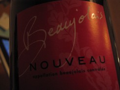 Beaujolais nouveau