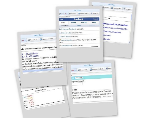 Gmail, Twitter, Hotmail et Facebook complets dans Netvibes (Maj)