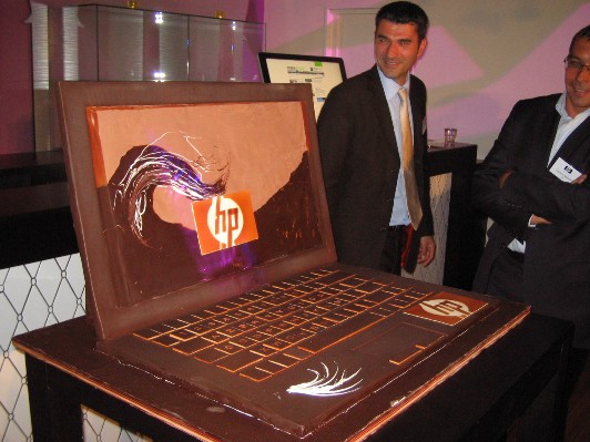 Un PC portable en chocolat