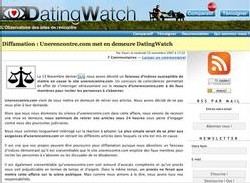 UneRencontre.com attaque DatingWatch UneRencontre.com attaque DatingWatch