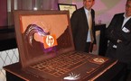 Un PC portable en chocolat
